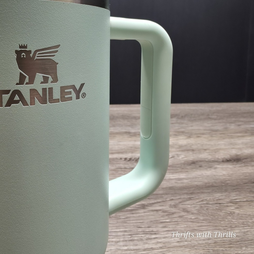 Stanley Quencher H2.0 FlowState 30oz Tumbler Mint Green Stainless Steel with Lid - Picture 10 of 16